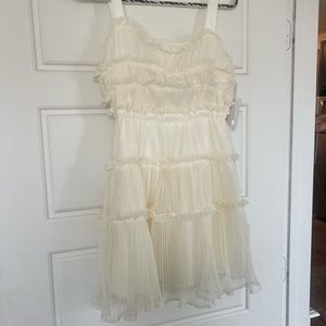 NWT Cream Red Dress Boutique Dress